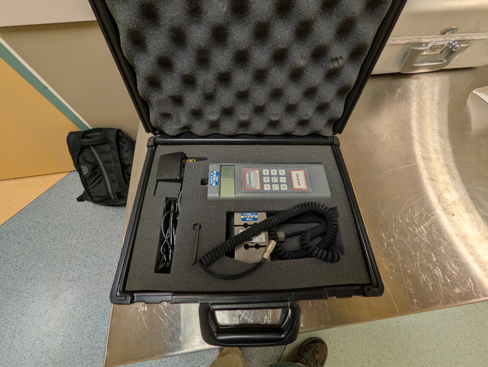 Image of Ametek Chatillon Digital Force Gauge System With Load Cell And Fixtures